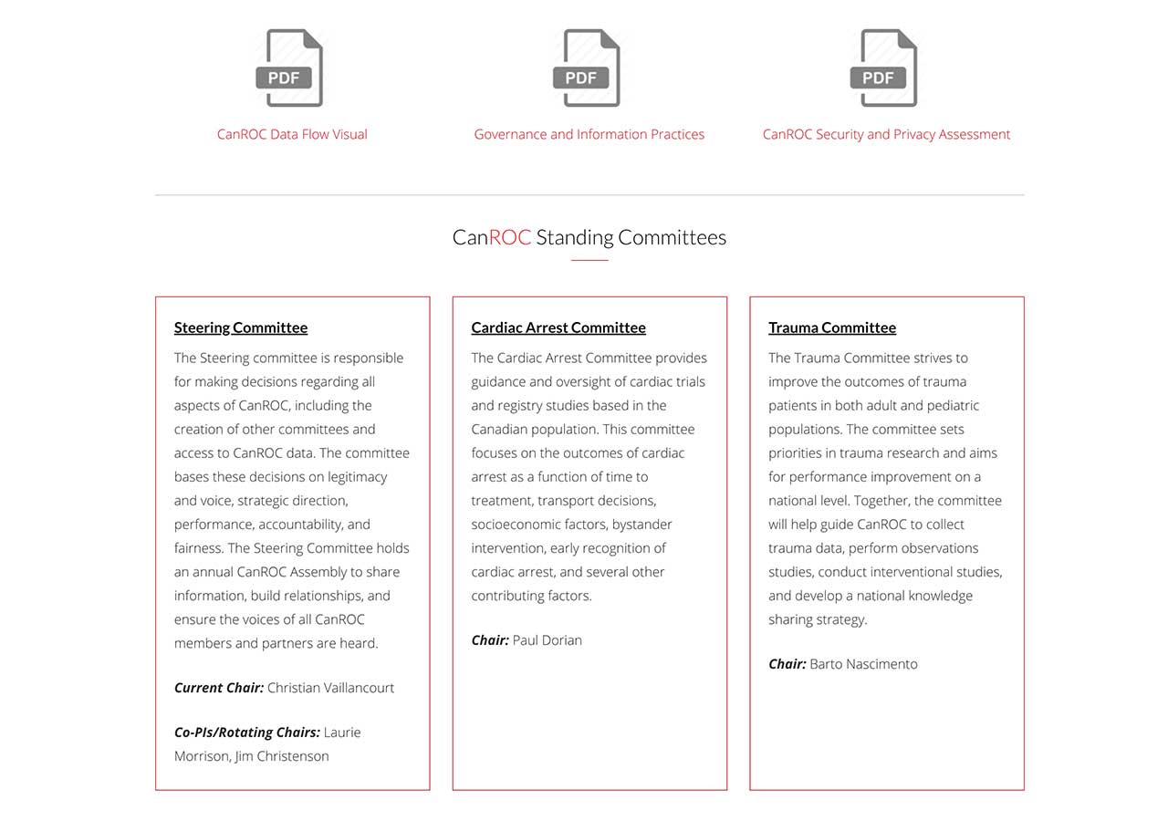 CanROC Governance page
