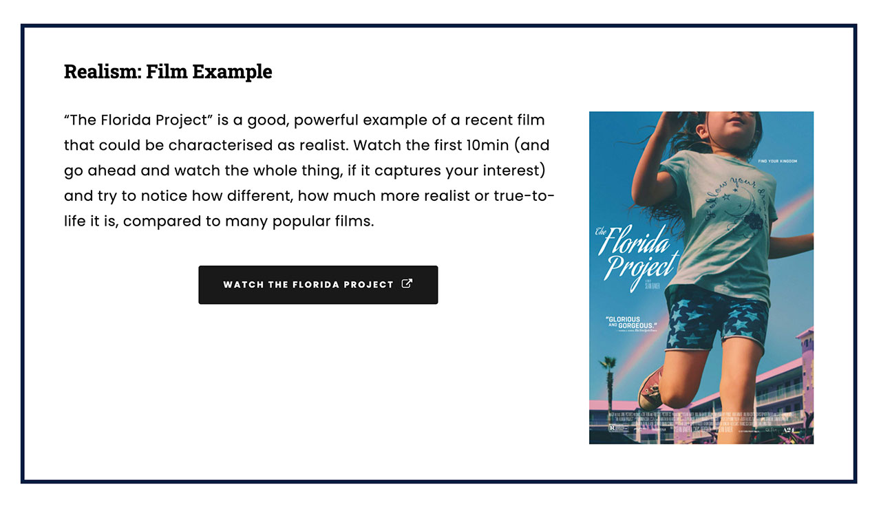 intro to film element example
